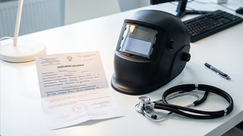 Медосмотр (Badania lekarskie) для сварщика в Польше: каких врачей надо пройти и кто за это платит?